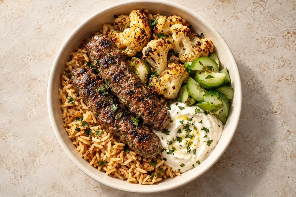 Meal illustration: Lebanese Beef Kafta